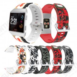 Silicone Camouflage Smart Watch Replacement Strap Sports Bracelet Band Belt For Fitbit Ionic Silicone Camouflage Smart Watch Replacement Strap Sports Bracelet Band Belt For Fitbit Ionic