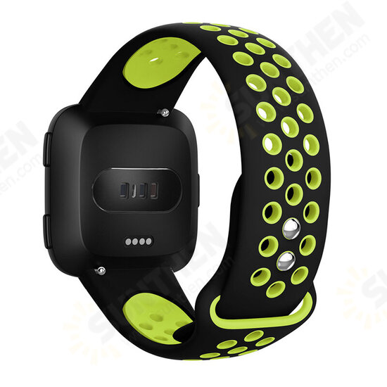 Silicone Smart Watch Replacement Band Breathable Bracelet Strap Belt For Fitbit Versa Band Silicone Smart Watch Replacement Band Breathable Bracelet Strap Belt For Fitbit Versa Band