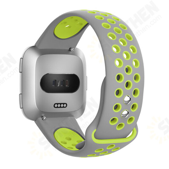 Silicone Smart Watch Replacement Band Breathable Bracelet Strap Belt For Fitbit Versa Band Silicone Smart Watch Replacement Band Breathable Bracelet Strap Belt For Fitbit Versa Band
