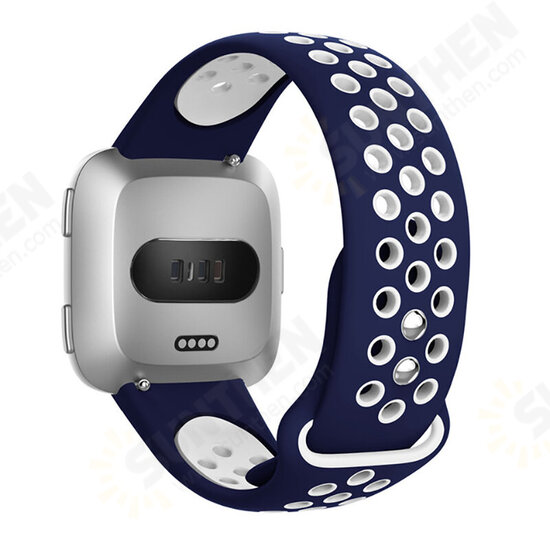 Silicone Smart Watch Replacement Band Breathable Bracelet Strap Belt For Fitbit Versa Band Silicone Smart Watch Replacement Band Breathable Bracelet Strap Belt For Fitbit Versa Band