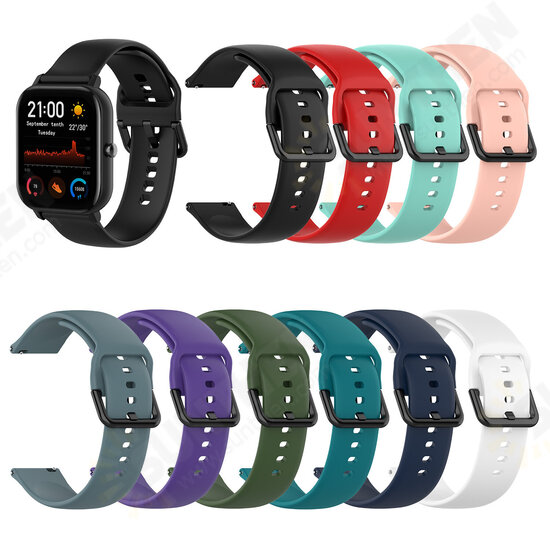 Large one 20mm Silicone Watch Band Longer Watch Strap for Huami Amazfit GTS Large one 20mm Silicone Watch Band Longer Watch Strap for Huami Amazfit GTS