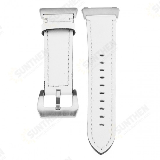 Leather Band Bracelet Watch Wrist Strap Replacement For Fitbit Ionic Fitness Run