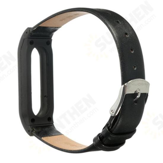 Leather Bracelet Replacement for Xiaomi MiBand Wrist Strap Smartband + Tools