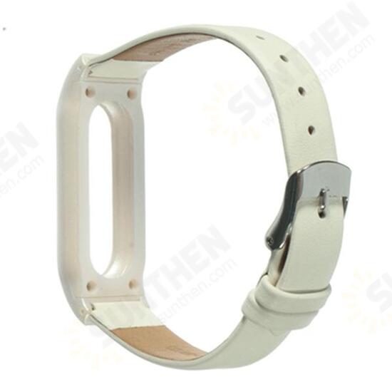 Leather Bracelet Replacement for Xiaomi MiBand Wrist Strap Smartband + Tools