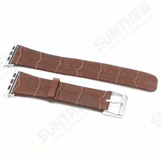 Leather Smart Watch Band Replacement Strap for Apple Watch 38mm