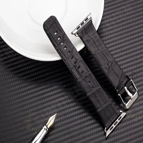 Leather Smart Watch Band Replacement Strap for Apple Watch 38mm