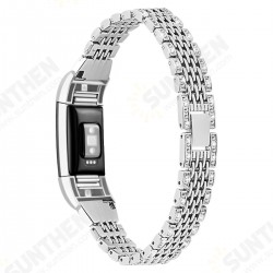 Luxury Stainles Steel Watch Band Watch Strap Replacement for Fitbit Charge 2 Luxury Stainles Steel Watch Band Watch Strap Replacement for Fitbit Charge 2
