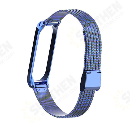 Metal Wave Style Watch Strap Replacement Watch Band for Xiaomi Miband 4 Non-original Metal Wave Style Watch Strap Replacement Watch Band for Xiaomi Miband 4 Non-original