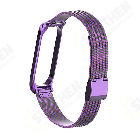 Metal Wave Style Watch Strap Replacement Watch Band for Xiaomi Miband 4 Non-original Metal Wave Style Watch Strap Replacement Watch Band for Xiaomi Miband 4 Non-original