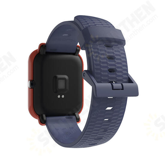 20mm Silicone Wrist Strap Replacement Watch Band for Amazfit Bip Pace Youth Smart Watch Non-original