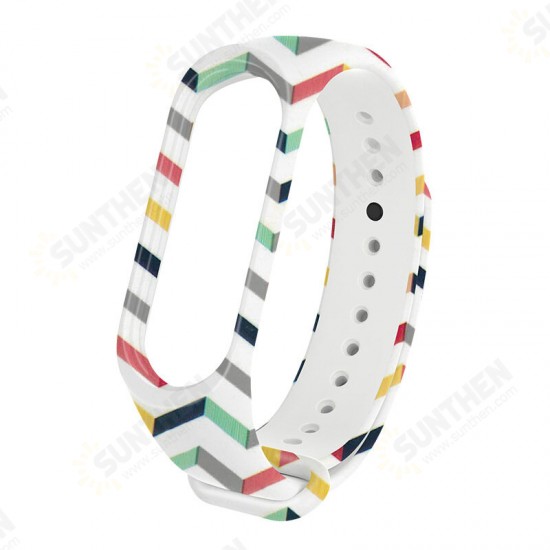 Color Printing Replacement Watch Band for Xiaomi mi band 3/4 Smart Watch Non-original
