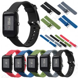 Color Silicone Replacement Strap for Xiaomi Amazfit Bip BIT PACE Lite Youth Smart Watch Non-original Color Silicone Replacement Strap for Xiaomi Amazfit Bip BIT PACE Lite Youth Smart Watch Non-original