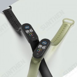 Colorful Transparent TPU Watch Band Smart Watch Strap for Xiaomi mi band 5 Non-original