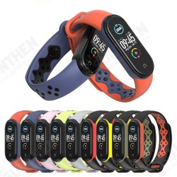 Dual Color Silicone Soft Watch Band for Xiaomi mi band 5 Smart Watch Non-original Dual Color Silicone Soft Watch Band for Xiaomi mi band 5 Smart Watch Non-original