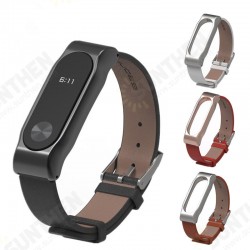 Leather Bracelet Replacement for Xiaomi MiBand 2 Wrist Strap Smartband Non-original Leather Bracelet Replacement for Xiaomi MiBand 2 Wrist Strap Smartband Non-original