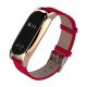 Leather Bracelet Replacement for Xiaomi MiBand 2 Wrist Strap Smartband Non-original Leather Bracelet Replacement for Xiaomi MiBand 2 Wrist Strap Smartband Non-original