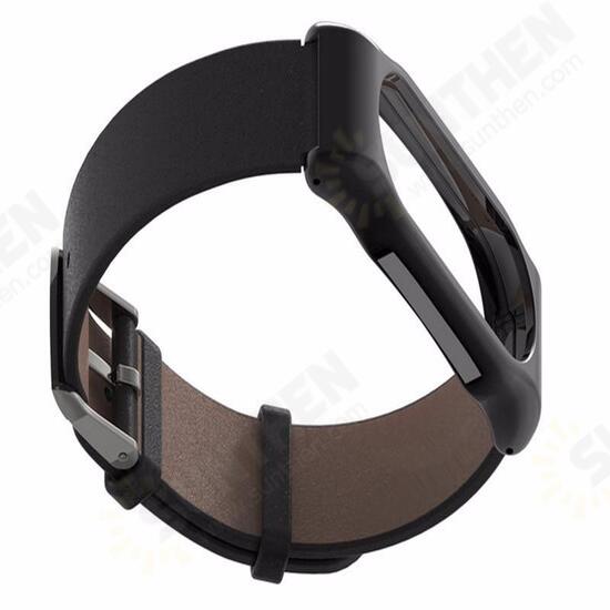 Leather Bracelet Replacement for Xiaomi MiBand 2 Wrist Strap Smartband Non-original Leather Bracelet Replacement for Xiaomi MiBand 2 Wrist Strap Smartband Non-original