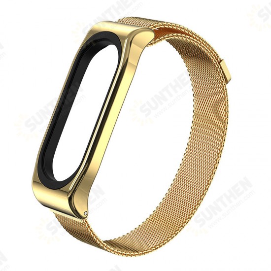 Milan Stainless Steel Watch Band Replacement Watch Strap for Xiaomi mi band 5 Non-original