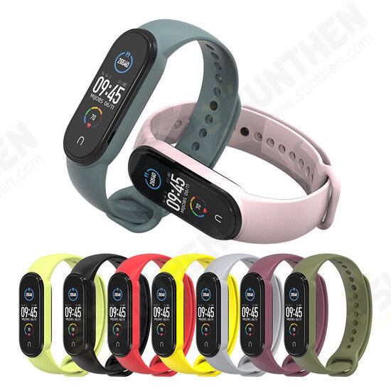 TPU Silicone Watch Band Replacement Watch Strap for Xiaomi mi band 5 Non-original