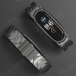 V Type Full Steel Watch Band for Xiaomi mi band 5 Smart Watch Non-original V Type Full Steel Watch Band for Xiaomi mi band 5 Smart Watch Non-original