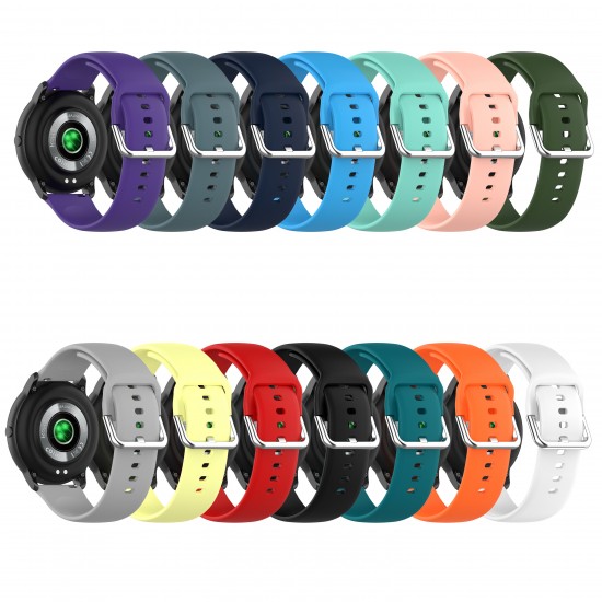 [Multi-Color to Choose] Comfortable Soft Silicone Watch Band Strap Replacement for Xiaomi RT LS05S/ Solar LS05/ YAMAY SW022/ KW66
