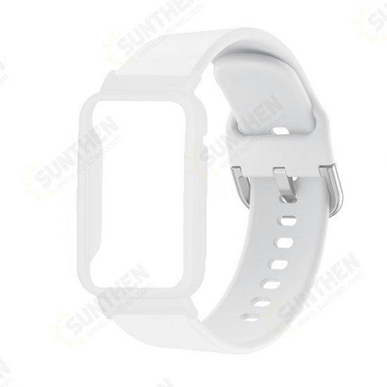 Multi-color Silicone Replacement Strap Smart Watch Band Watch Case Cover for Xiaomi Mi Band 7 Pro Multi-color Silicone Replacement Strap Smart Watch Band Watch Case Cover for Xiaomi Mi Band 7 Pro