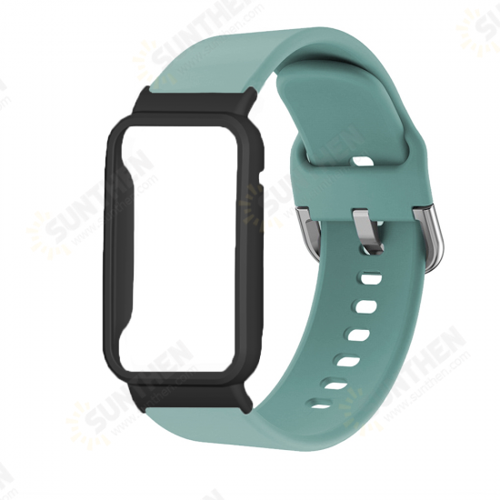 Multi-color Silicone Replacement Strap Smart Watch Band Watch Case Cover for Xiaomi Mi Band 7 Pro Multi-color Silicone Replacement Strap Smart Watch Band Watch Case Cover for Xiaomi Mi Band 7 Pro