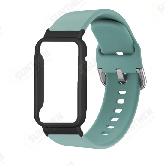 Multi-color Silicone Replacement Strap Smart Watch Band Watch Case Cover for Xiaomi Mi Band 7 Pro