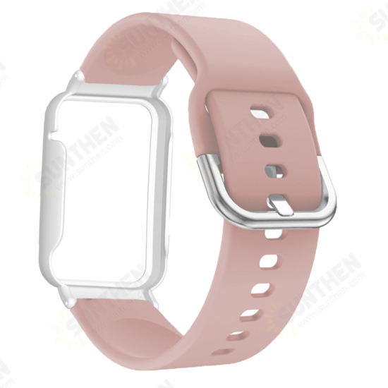 Multi-color Silicone Replacement Strap Smart Watch Band Watch Case Cover for Xiaomi Mi Band 7 Pro Multi-color Silicone Replacement Strap Smart Watch Band Watch Case Cover for Xiaomi Mi Band 7 Pro