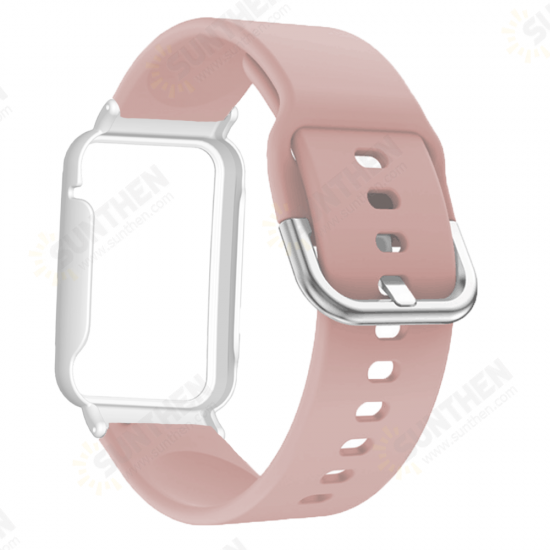 Multi-color Silicone Replacement Strap Smart Watch Band Watch Case Cover for Xiaomi Mi Band 7 Pro