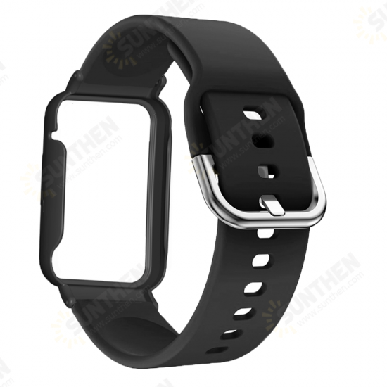 Multi-color Silicone Replacement Strap Smart Watch Band Watch Case Cover for Xiaomi Mi Band 7 Pro Multi-color Silicone Replacement Strap Smart Watch Band Watch Case Cover for Xiaomi Mi Band 7 Pro