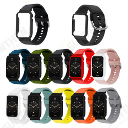 Multi-color Silicone Replacement Strap Smart Watch Band Watch Case Cover for Xiaomi Mi Band 7 Pro