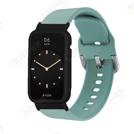 Multi-color Silicone Replacement Strap Smart Watch Band Watch Case Cover for Xiaomi Mi Band 7 Pro