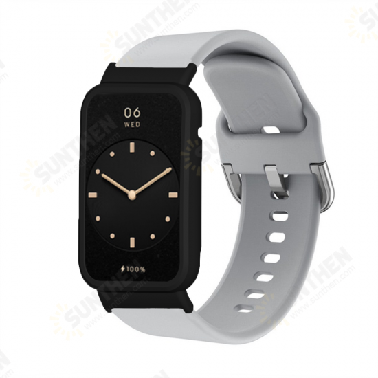 Multi-color Silicone Replacement Strap Smart Watch Band Watch Case Cover for Xiaomi Mi Band 7 Pro Multi-color Silicone Replacement Strap Smart Watch Band Watch Case Cover for Xiaomi Mi Band 7 Pro