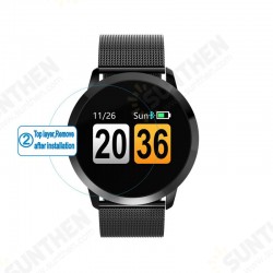 HD Ultra Clear Glass Protective Film Screen Protector for 0.95inch Smart Watch