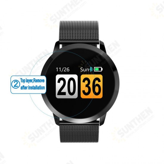 HD Ultra Clear Glass Protective Film Screen Protector for 0.95inch Smart Watch HD Ultra Clear Glass Protective Film Screen Protector for 0.95inch Smart Watch