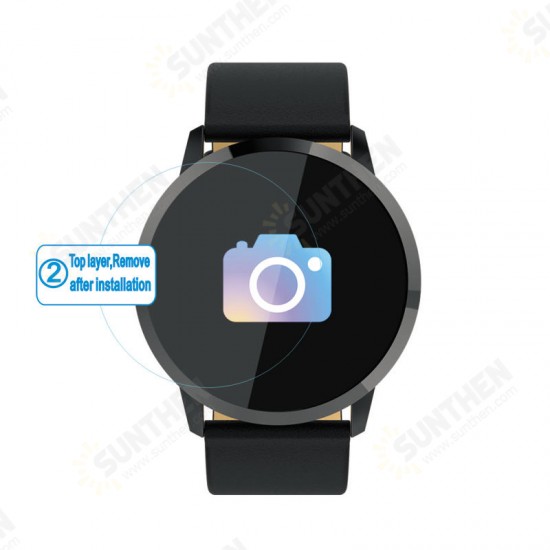 HD Ultra Clear Glass Protective Film Screen Protector for 0.95inch Smart Watch HD Ultra Clear Glass Protective Film Screen Protector for 0.95inch Smart Watch