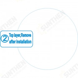 HD Ultra Clear Glass Protective Film Screen Protector for 0.95inch Smart Watch