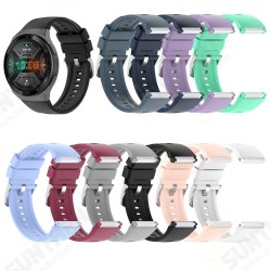 Silicone Watch Band Steel Buckle Watch Strap only for HuWatch GT 2e Silicone Watch Band Steel Buckle Watch Strap only for HuWatch GT 2e