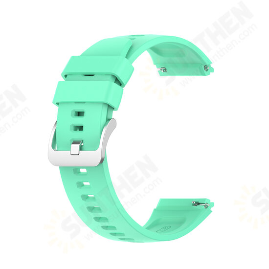 Silicone Watch Band Steel Buckle Watch Strap only for HuWatch GT 2e