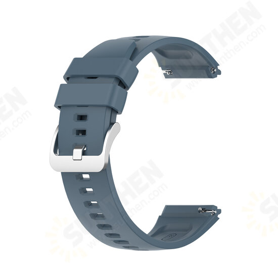 Silicone Watch Band Steel Buckle Watch Strap only for HuWatch GT 2e