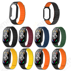 PC+Tempered Film Protective Case Silicone Magnetic Strap Smart Watch Band for Xiaomi Mi Band 7 / 7 NFC PC+Tempered Film Protective Case Silicone Magnetic Strap Smart Watch Band for Xiaomi Mi Band 7 / 7 NFC
