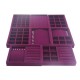 Purple Multi-check Flannel Smart Ring Box Small Jewelry Display Box Ring Storage Box Purple Multi-check Flannel Smart Ring Box Small Jewelry Display Box Ring Storage Box