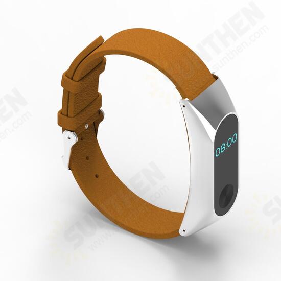 Replacement Leather Bracelet Wristband Wrist Strap for Xiaomi MiBand 2 Wrist Strap Non-original