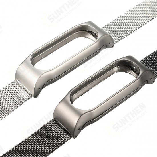 Replacement Stainless Steel Frame Bracelet Wristband For Xiaomi Miband 2 Non-original Replacement Stainless Steel Frame Bracelet Wristband For Xiaomi Miband 2 Non-original