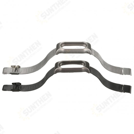 Replacement Stainless Steel Frame Bracelet Wristband For Xiaomi Miband 2 Non-original Replacement Stainless Steel Frame Bracelet Wristband For Xiaomi Miband 2 Non-original