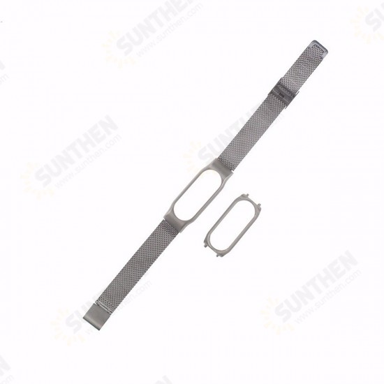 Replacement Stainless Steel Frame Bracelet Wristband For Xiaomi Miband 2 Non-original Replacement Stainless Steel Frame Bracelet Wristband For Xiaomi Miband 2 Non-original