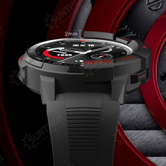 Sport Luminous Anti-Scratch Shockproof Soft TPU Watch Case Cover for HuHonor GS Pro
