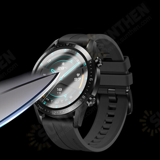 High Definition Clear Anti-Scratch Anti-Fingerprint Protective Film Watch Screen Protector for HuWatch GT2 Pro / Honor GS High Definition Clear Anti-Scratch Anti-Fingerprint Protective Film Watch Screen Protector for HuWatch GT2 Pro / Honor GS