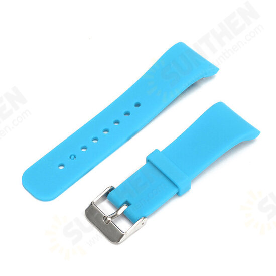 Silicone Watch Band Replacement Watch Strap for Samsung Gear Fit 2